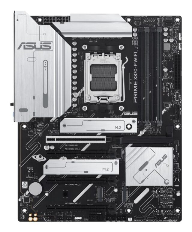 ASUS Prime X870-P WIFI AMD X870 Motherboard AM5 Socket ATX - imagine 2