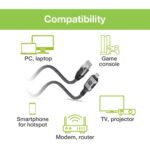 Techly ICOC U3C-RJ45-030 networking cable Silver  Black 3 m Cat6 F/UTP (FTP) - imagine 10