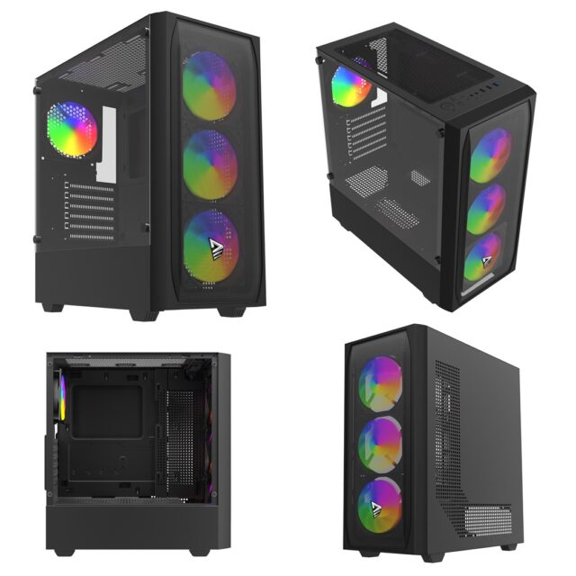 Savio Noctis Flow RGB Cube Black - imagine 7