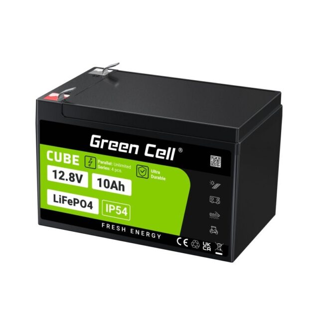 Green Cell LFPGC12V10AH UPS battery Lithium Iron Phosphate (LiFePO4) 12.8 V 10 Ah - imagine 14