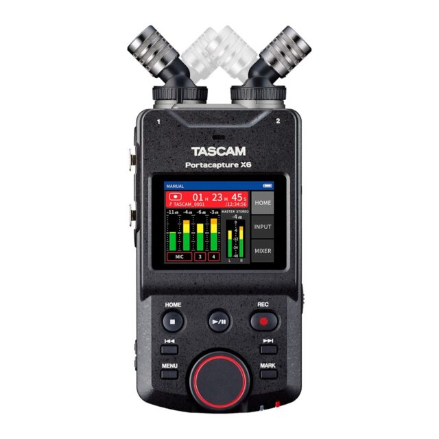 Tascam Portacapture X6 - portable  high resolution multi-track recorder - imagine 5