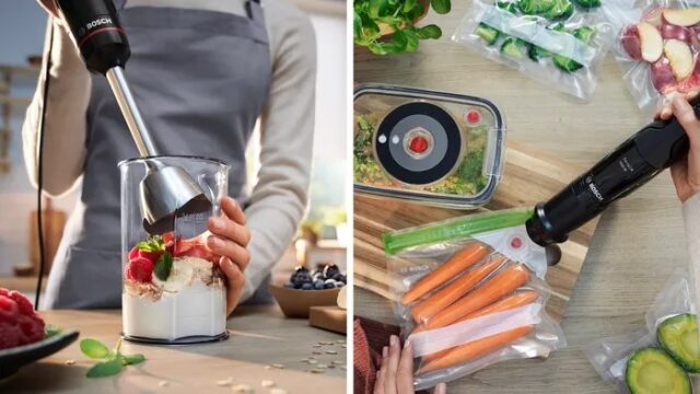 Bosch Serie 4 MSM4B6V2 blender 1.2 L Immersion blender 1000 W Black - imagine 8