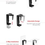 The MC-713 PC Holder Computer Under Desk Table Bracket Support Storage