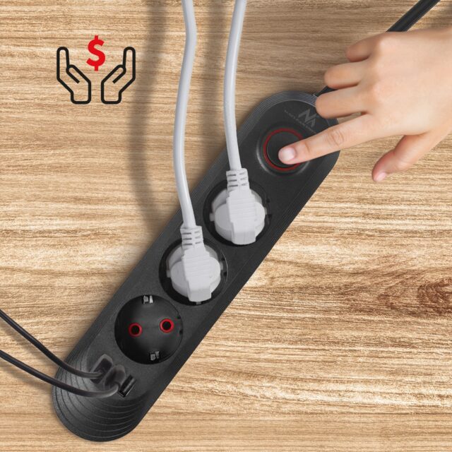 MACLEAN POWER STRIP  3-SOCKET EXTENSION MCE394 B - imagine 12