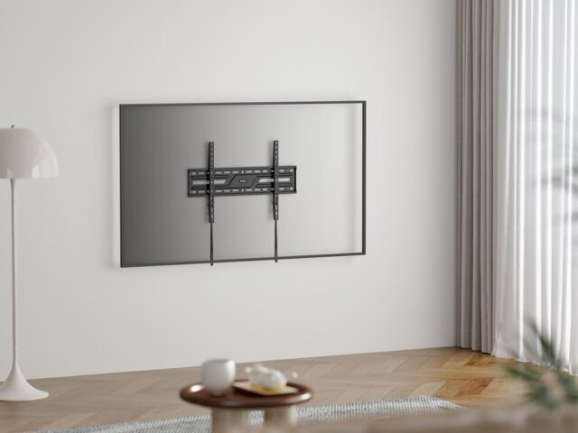 Gembird WM-86F-01 TV wall mount (fixed)  37”-86”  black - imagine 7