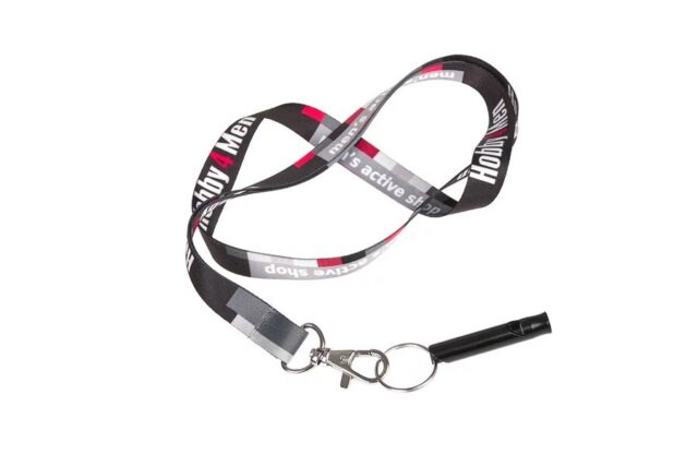 Survival whistle GUARD WHISTLE aluminium Black (YC-010-BL) - imagine 3