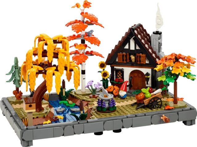 LEGO ICONS 11372 Autumn Cottage Garden - imagine 3