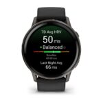 Garmin Venu 4 3.56 cm (1.4 ) AMOLED 45 mm Digital 454 x 454 pixels Touchscreen Black Wi-Fi GPS (satellite) - imagine 5