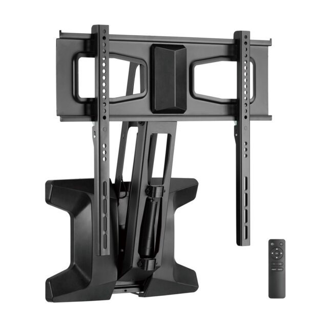 Maclean MC-891 Electric TV Wall Mount Bracket with Remote Control Height Adjustment 37'' - 70  max. VESA 600x400 up to 35kg Above Fireplace Mount Sturdy - imagine 8