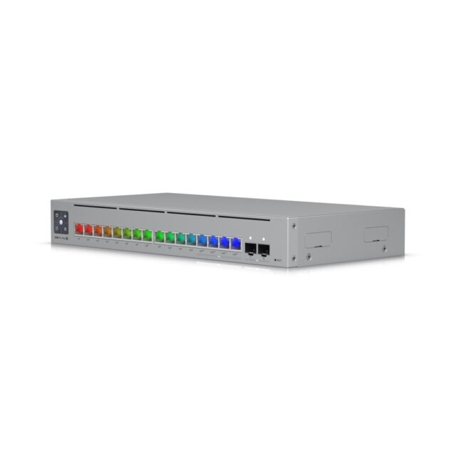Ubiquiti Pro Max 16 PoE Managed L3 Gigabit Ethernet (10/100/1000) Power over Ethernet (PoE) Grey - imagine 4