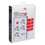 MACLEAN POWER STRIP  4-SOCKET EXTENSION MCE393 W - imagine 5