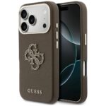Case Guess FW Resin Logo for iPhone 17    Pro brown