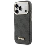 Case Guess 4G Script MagSafe for iPhone   17 Pro Max black - imagine 2