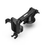 Vention Auto-Clamping Car Phone Mount With Suction Cup Black Square Type - imagine 3