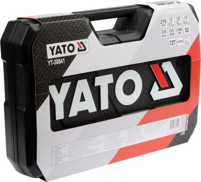 YATO YT-38841 1/4   3/8   1/2  Socket wrench set - imagine 5