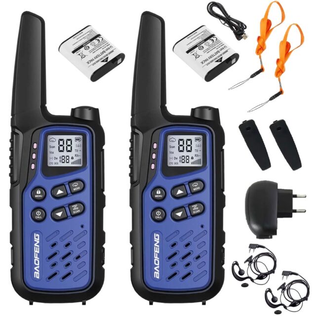Walkie-Talkie Baofeng BF-T25E Dark Blue  2 pieces - imagine 5