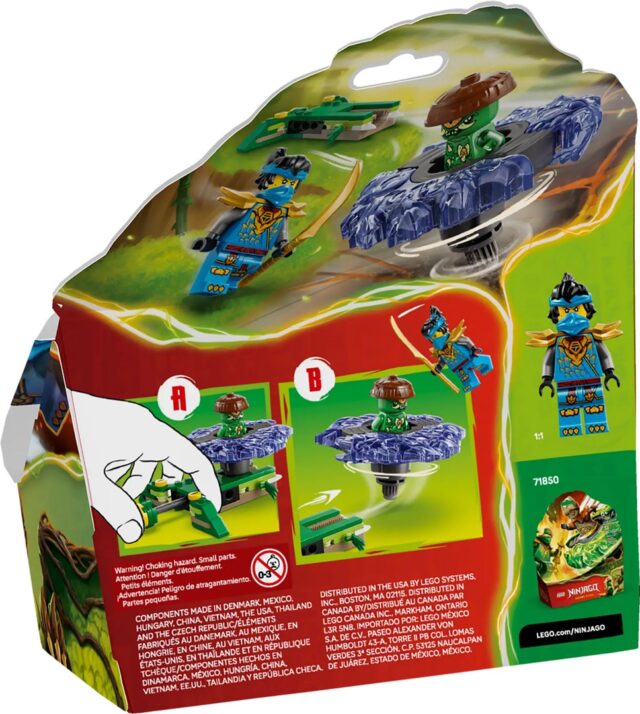 LEGO NINJAGO 71849 Nya vs. Elemental Monster Spinner Battle - imagine 2