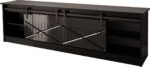 RTV GRANERO 200x56.7x35 black/black gloss cabinet - imagine 2