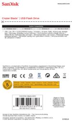 SanDisk Cruzer Blade USB flash drive 64 GB USB Type-A 2.0 Black  Red - imagine 5