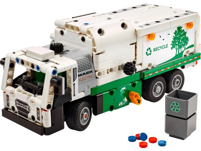 LEGO TECHNIC 42167 MACK LR ELECTRIC GARBAGE TRUCK - imagine 3