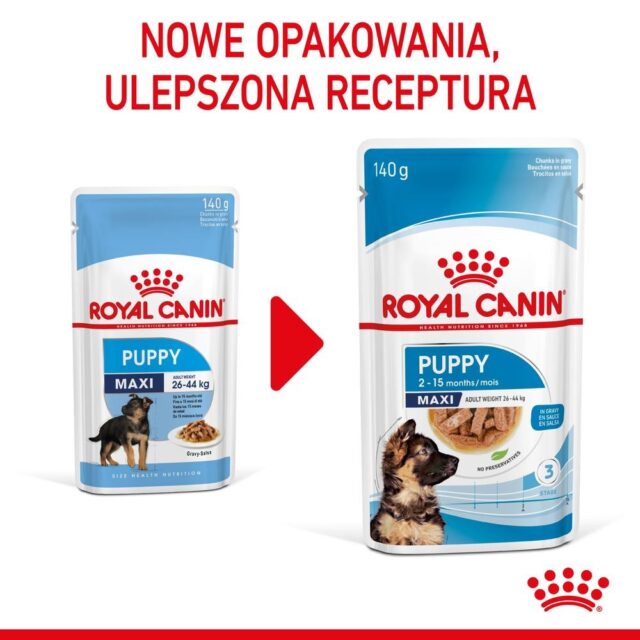 ROYAL CANIN Maxi Puppy SHN - wet dog food - 10x140g - imagine 3