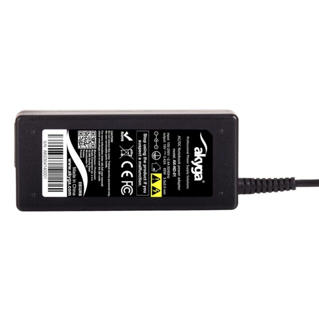 Akyga AK-ND-01 power adapter/inverter Indoor 65 W Black - imagine 6