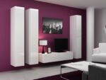 Cama Full cabinet VIGO '180' 180/40/30 white/white gloss - imagine 12