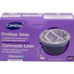 Hygiene inserts for toilet chairs