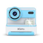 FLASH BLUE INSTANT CAMERA WITH THERMAL PRINTER FOR CHILDREN - imagine 3