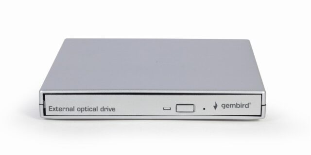Gembird DVD-USB-021-SV External USB DVD drive  silver - imagine 3