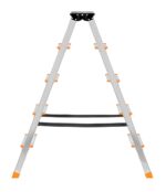 Krause Dopplo double-sided step ladder silver - imagine 2