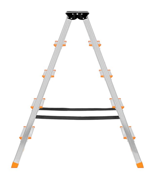 Krause Dopplo double-sided step ladder silver - imagine 2