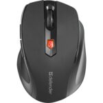 MOUSE DEFENDER ULTRA MM-315 RF BLACK OPTICAL 1600DPI 6P