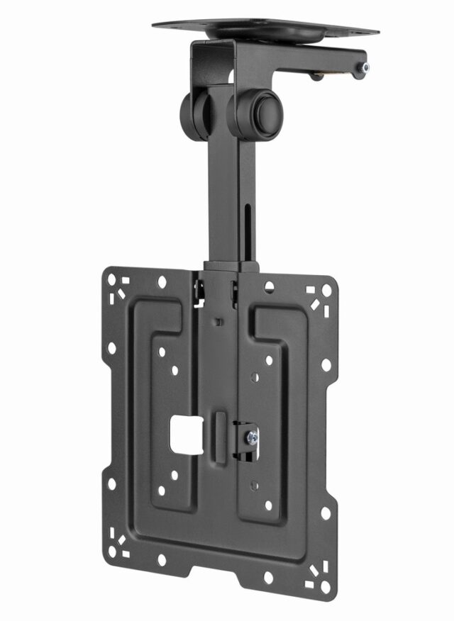 Gembird CM-43ST-01 Full motion TV ceiling mount  19  - 43   black - imagine 3