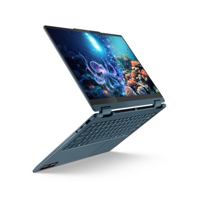 Lenovo Yoga 7 2-in-1 14AKP10 Ryzen AI 5 340 14.0 WUXGA Touch OLED 400nits Glossy 60Hz 16GB LPDDR5-6400 SSD512 Radeon 840M Graphics Cam 5.0MP 70Wh Win11 Tidal Teal - imagine 15