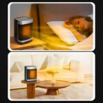 EXTRALINK GRZEJNIK ELEKTRYCZNY KOLUMNOWY CERAMICZNY FARELKA 1500W PILOT LED - imagine 2