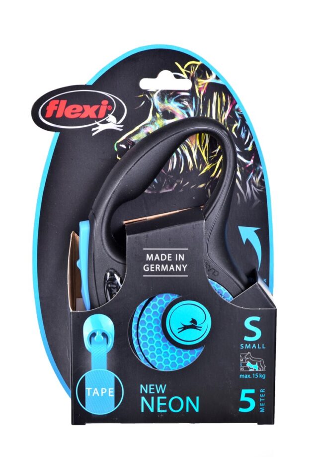 Flexi New Neon S 5 m Dog Retractable lead - imagine 5