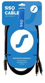 SSQ MIJRCA3 SS-1423 Cable Mini Jack Stereo 3 5 mm - 2x RCA 3 m Black