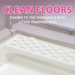 FERPLAST SAHARA TOILET GREY PINK kuweta dla kota - imagine 12