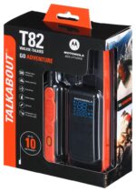 Motorola T82 Twin Pack two-way radio 16 channels Black Orange - imagine 4
