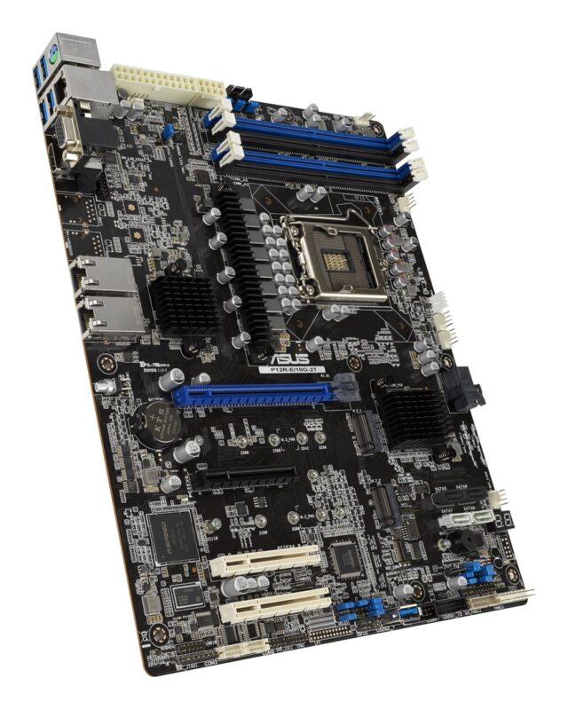 ASUS P12R-E/10G-2T Intel C256 LGA 1200 (Socket H5) ATX - imagine 2