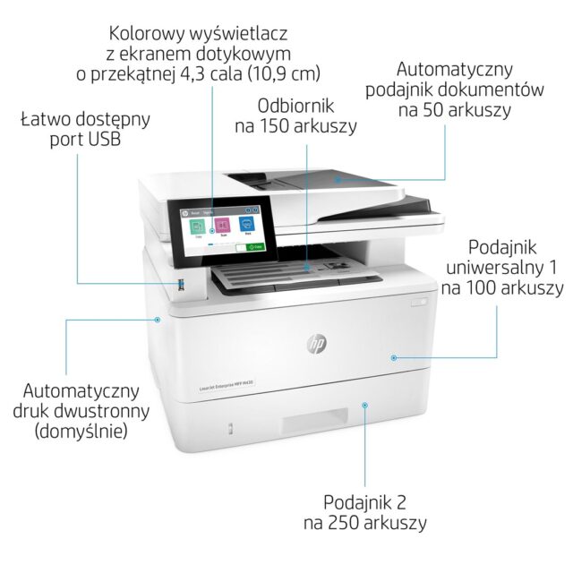 HP LaserJet Enterprise  M430f Multifunction Printer - imagine 13