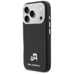 Case Karl Lagerfeld Karl & Choupette     Head Pins Saffiano MagSafe for iPhone 17 Pro black - imagine 2