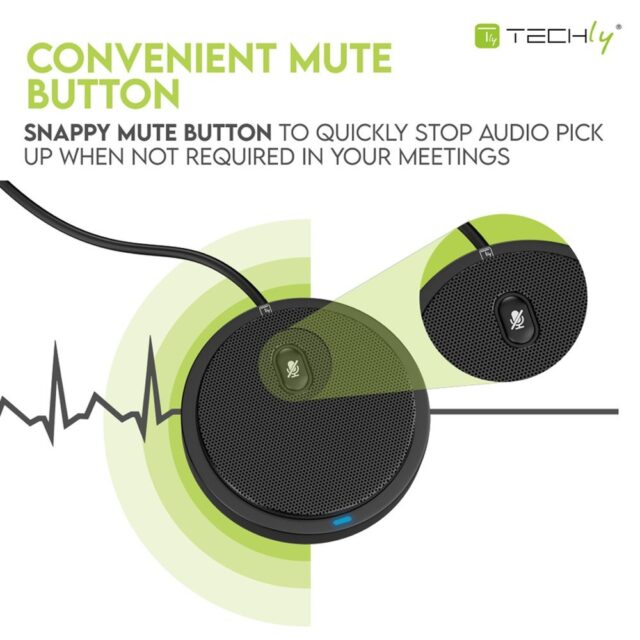 Techly ICC SH-22 microphone Black Conference microphone - imagine 5