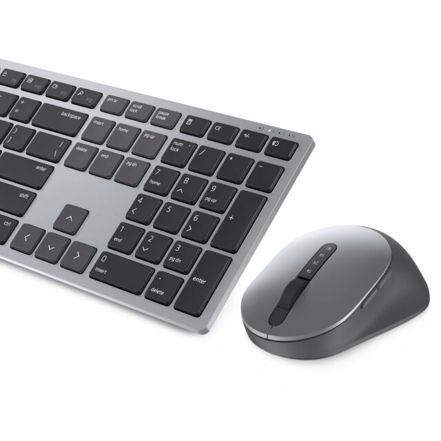 DELL KM7321W keyboard RF Wireless + Bluetooth QWERTY US International Grey  Titanium - imagine 7
