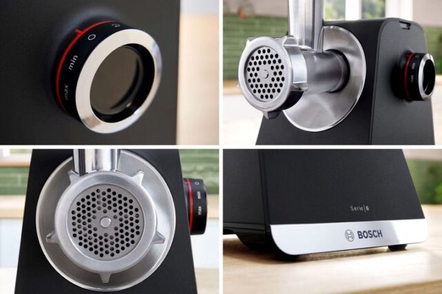 Bosch MFW S660B mincer  Black  Silver - imagine 6