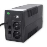 Qoltec Monolith uninterruptible power supply (UPS) Double-conversion (Online) 0.45 kVA 240 W 2 AC outlet(s) - imagine 10