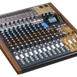 Tascam MODEL 16 audio mixer 16 channels 20 - 30000 Hz Black  Gold  Wood