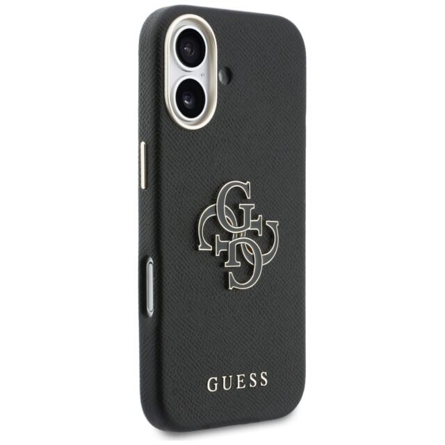 Case Guess FW Resin Logo for iPhone 17 black - imagine 4