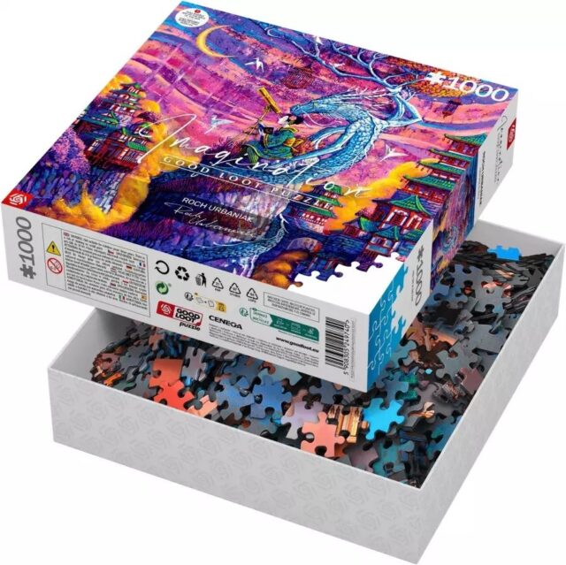 Puzzle Good Loot Imagination - Roch Urbaniak: Sakura & Ryu 1000 pc(s) - imagine 5